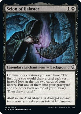 Scion of Halaster (Commander Legends: Battle for Baldur's Gate) Near Mint Foil