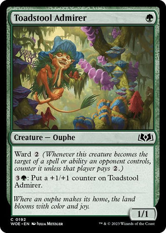 Toadstool Admirer (Wilds of Eldraine) Near Mint