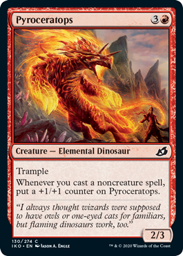 Pyroceratops (Ikoria: Lair of Behemoths) Near Mint Foil
