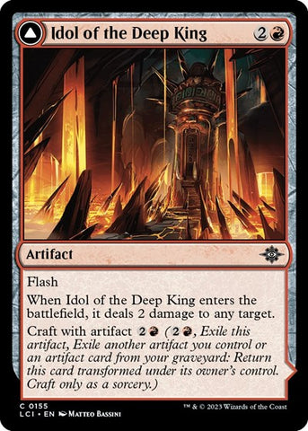 Idol of the Deep King (The Lost Caverns of Ixalan) Near Mint Foil