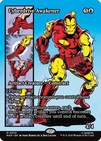 Cyberdrive Awakener (Borderless) (Marvel Eternal-Legal) Near Mint