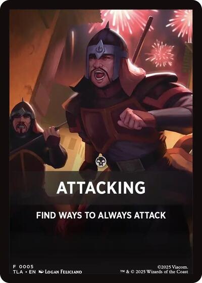 Attacking Theme Card (Avatar: The Last Airbender) Near Mint