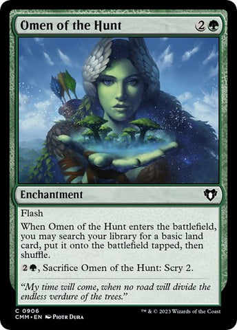 Omen of the Hunt (Commander Masters) Near Mint