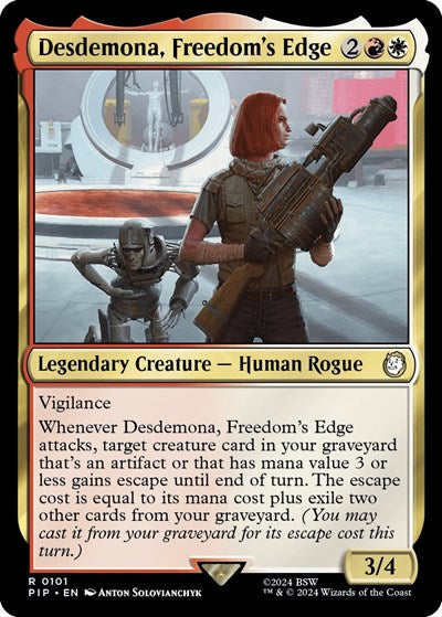 Desdemona, Freedom's Edge (Universes Beyond: Fallout) Near Mint