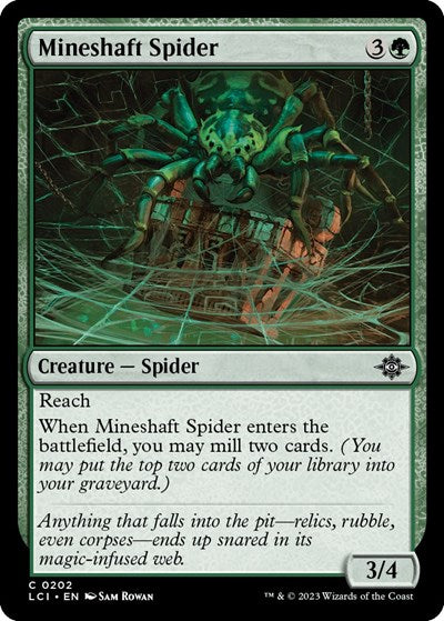 Mineshaft Spider (The Lost Caverns of Ixalan) Near Mint Foil