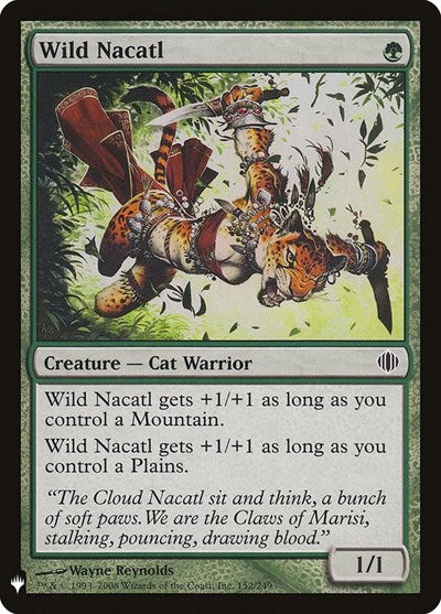 Wild Nacatl (Mystery Booster) Near Mint