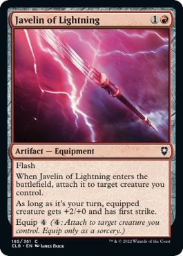 Javelin of Lightning (Commander Legends: Battle for Baldur's Gate) Near Mint Foil