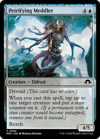 Petrifying Meddler (Modern Horizons 3) Near Mint Foil