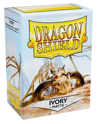 Dragon Shield Matte Sleeves Ivory (100-Pack) (Dragon Shield) New