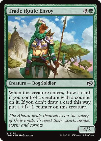 Trade Route Envoy (Tarkir: Dragonstorm) Near Mint Foil
