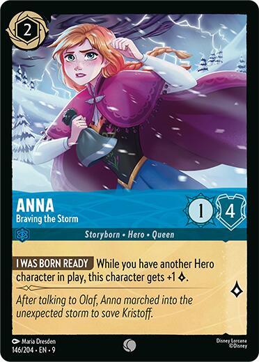 Anna - Braving the Storm (Fabled) Near Mint Cold Foil