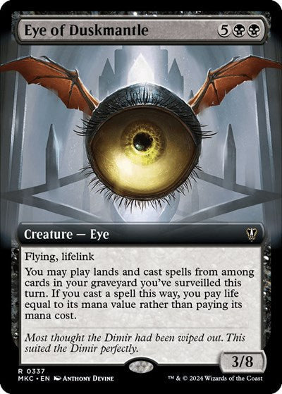 Eye of Duskmantle (Extended Art) (Commander: Murders at Karlov Manor) Near Mint