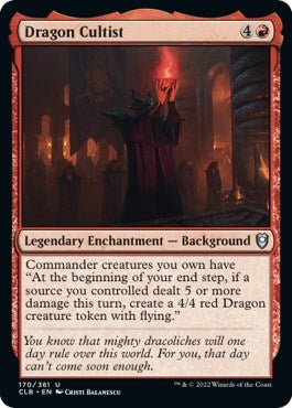 Dragon Cultist (Commander Legends: Battle for Baldur's Gate) Near Mint Foil
