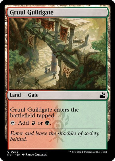 Gruul Guildgate (Ravnica Remastered) Near Mint Foil