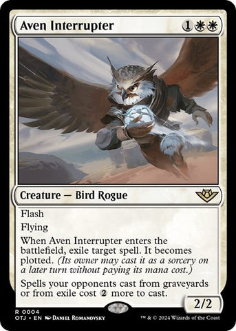Aven Interrupter (Outlaws of Thunder Junction) Near Mint