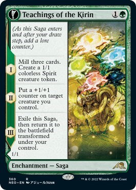 Teachings of the Kirin (Showcase) (Kamigawa: Neon Dynasty) Near Mint Foil