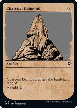 Charcoal Diamond (Showcase) (Commander Legends: Battle for Baldur's Gate) Near Mint Foil