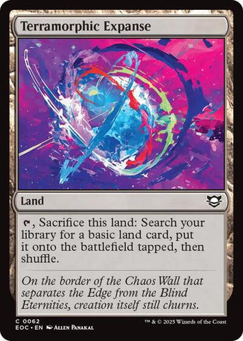 Terramorphic Expanse (Commander: Edge of Eternities) Near Mint