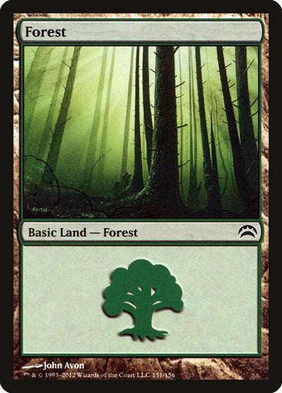 Forest (151) (Planechase 2012) Near Mint