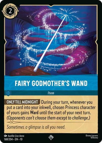 Fairy Godmother's Wand (Whispers in the Well) Near Mint Cold Foil