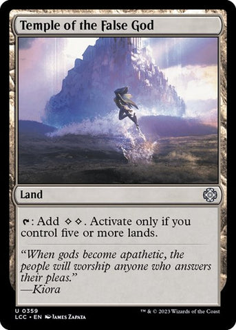 Temple of the False God (Commander: The Lost Caverns of Ixalan) Near Mint