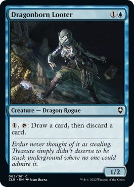 Dragonborn Looter (Commander Legends: Battle for Baldur's Gate) Near Mint Foil