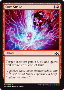 Sure Strike (Guilds of Ravnica) Near Mint Foil