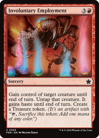 Involuntary Employment (Foundations) Near Mint Foil