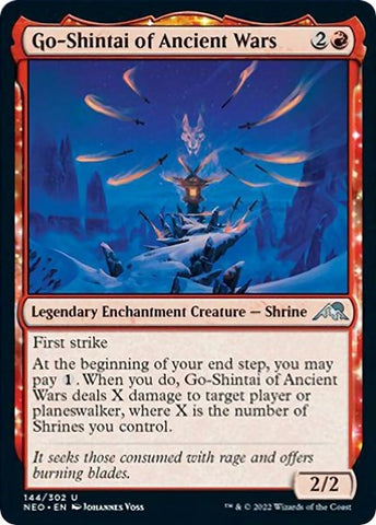 Go-Shintai of Ancient Wars (Kamigawa: Neon Dynasty) Near Mint Foil