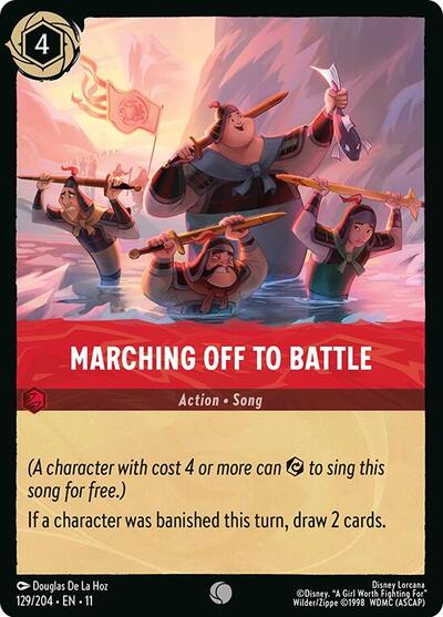 Marching Off to Battle (Winterspell) Near Mint