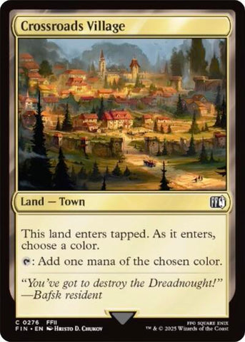Crossroads Village (Universes Beyond: FINAL FANTASY) Near Mint Foil