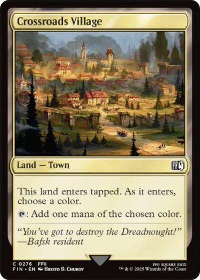 Crossroads Village (Universes Beyond: FINAL FANTASY) Near Mint