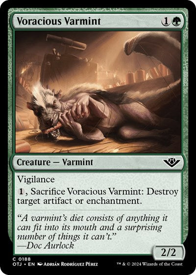 Voracious Varmint (Outlaws of Thunder Junction) Near Mint Foil