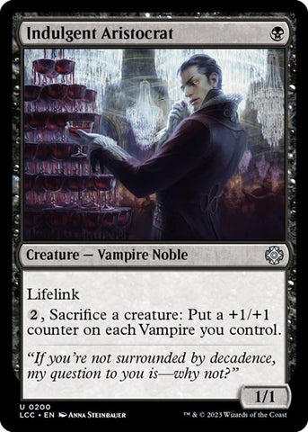 Indulgent Aristocrat (Commander: The Lost Caverns of Ixalan) Near Mint