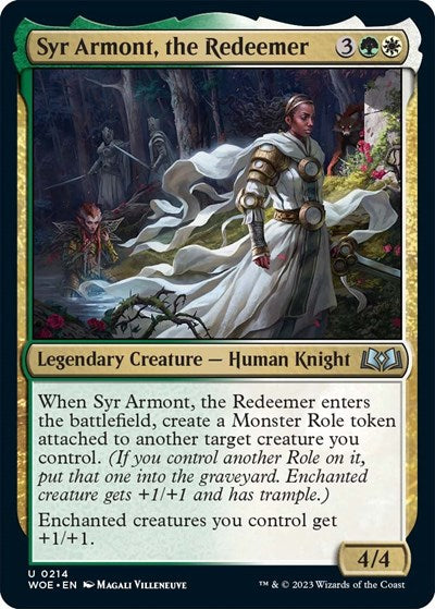 Syr Armont, the Redeemer (Wilds of Eldraine) Near Mint Foil