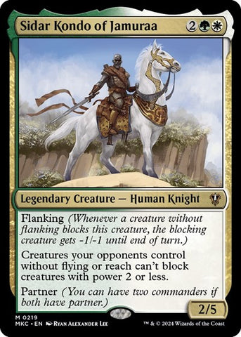 Sidar Kondo of Jamuraa (Commander: Murders at Karlov Manor) Near Mint