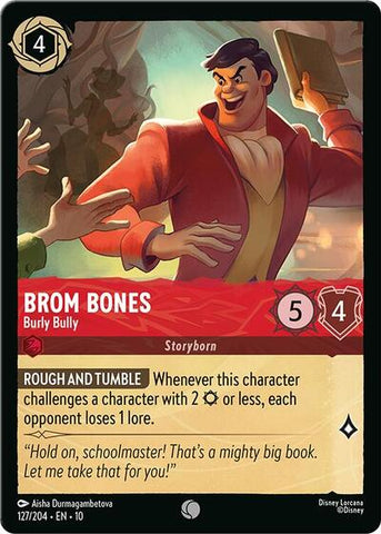 Brom Bones - Burly Bully (Whispers in the Well) Near Mint Cold Foil