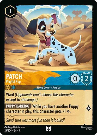 Patch - Playful Pup (Reign of Jafar) Near Mint