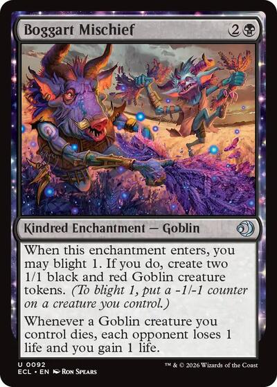 Boggart Mischief (Lorwyn Eclipsed) Near Mint