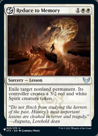 Reduce to Memory (The List) Near Mint