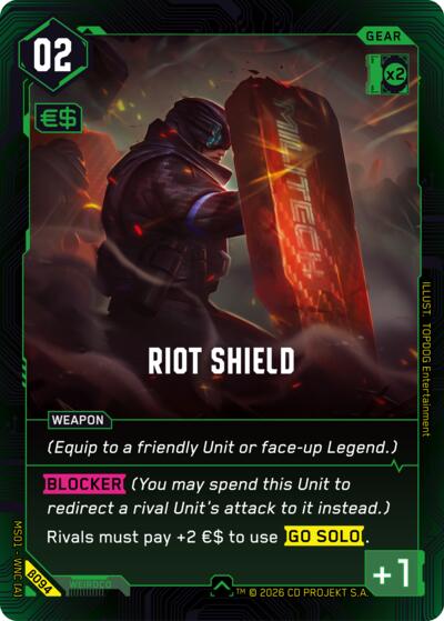 Riot Shield (Welcome to Night City - Beta) Near Mint