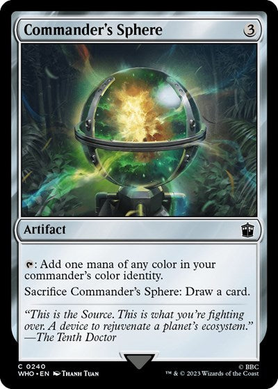 Commander's Sphere (Universes Beyond: Doctor Who) Near Mint
