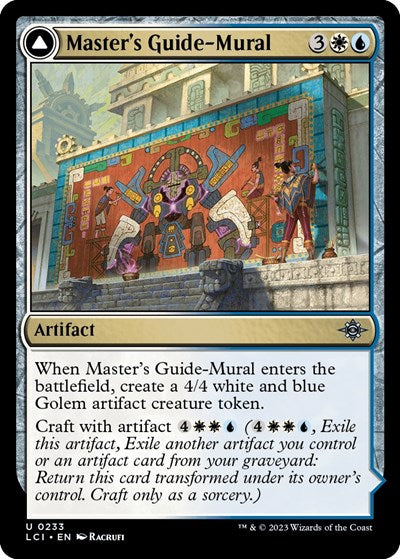 Master's Guide-Mural (The Lost Caverns of Ixalan) Light Play Foil