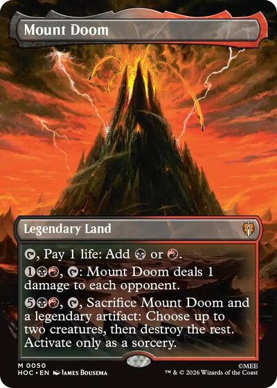 Mount Doom (Borderless) (The Hobbit: Eternal-Legal) Near Mint