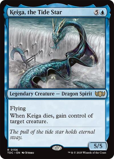 Keiga, the Tide Star (Commander: Tarkir: Dragonstorm) Near Mint