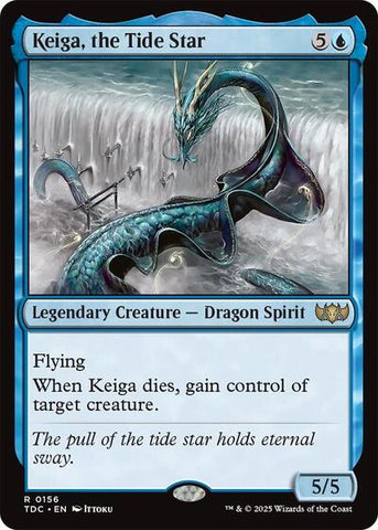 Keiga, the Tide Star (Commander: Tarkir: Dragonstorm) Near Mint