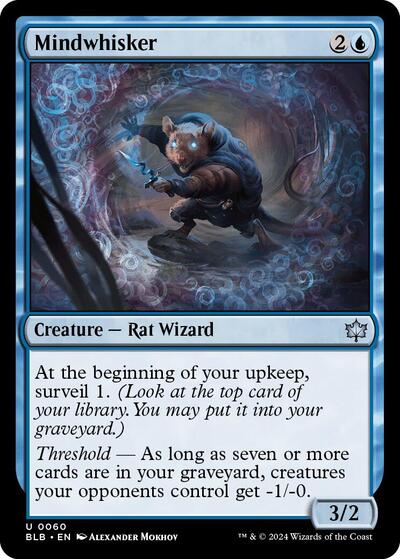 Mindwhisker (Bloomburrow) Near Mint Foil