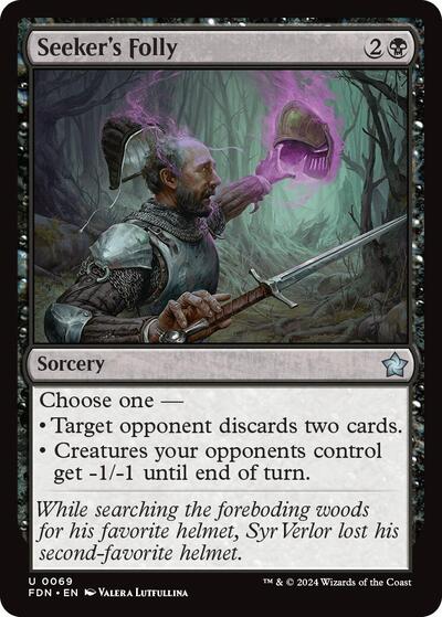 Seeker's Folly (Foundations) Near Mint Foil