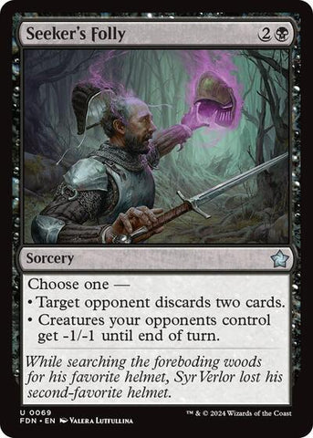 Seeker's Folly (Foundations) Near Mint Foil