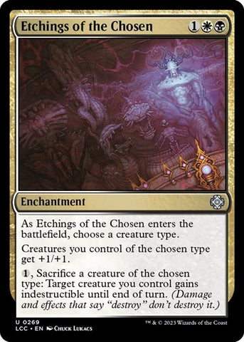 Etchings of the Chosen (Commander: The Lost Caverns of Ixalan) Near Mint